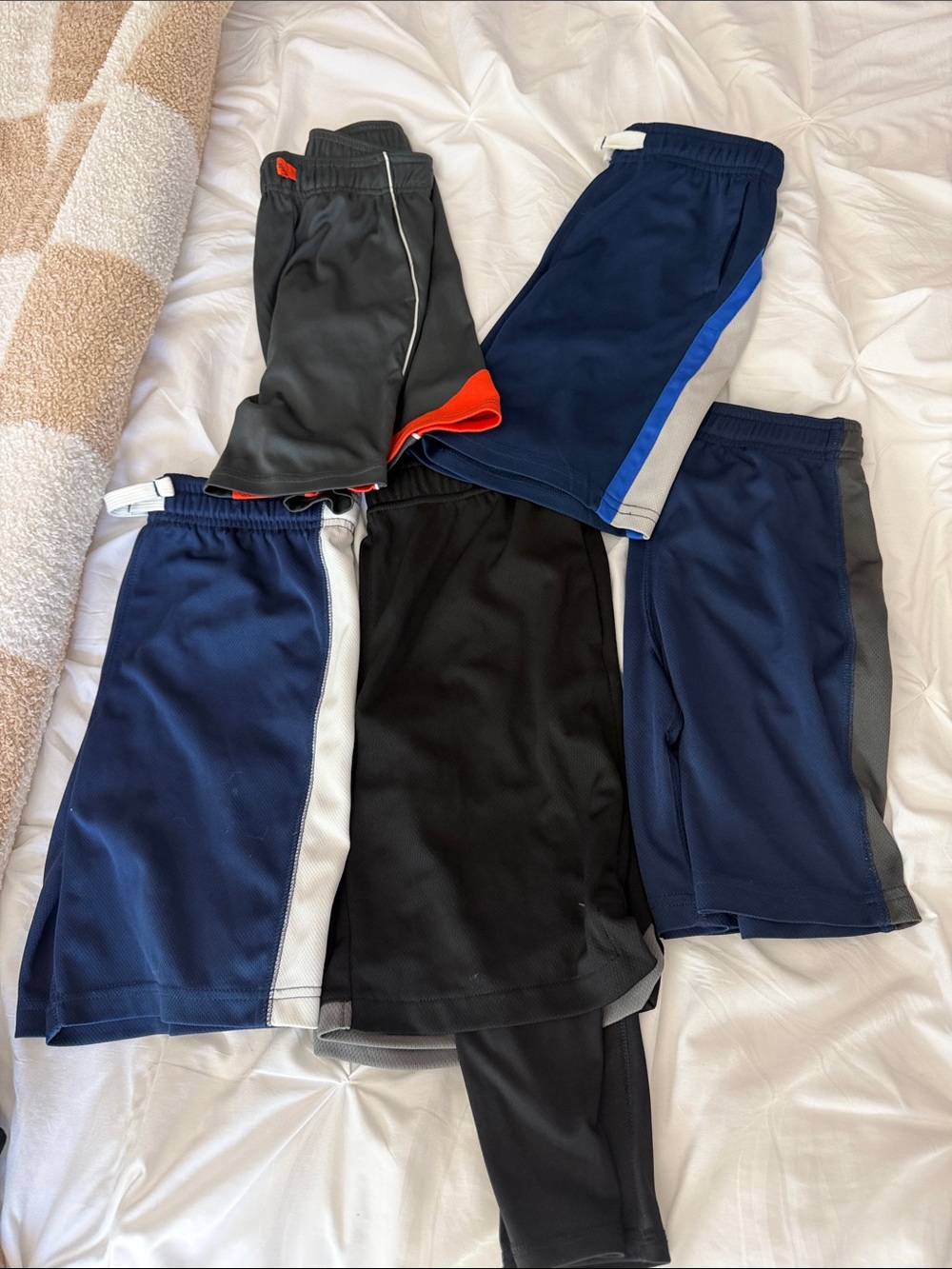 Kids carters size 6 Athletic Shorts and Active Bottoms - Navy, Black, Gray
(5)